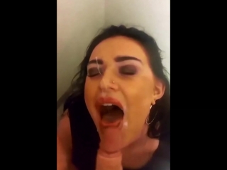 the lead singer of the group serebro got a jizz on her face in the toilet silver naked silver sex