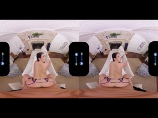 husband and wife film fucking for vr headset in bedroom