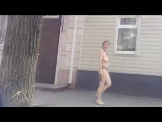 naked on the street in novocherkassk